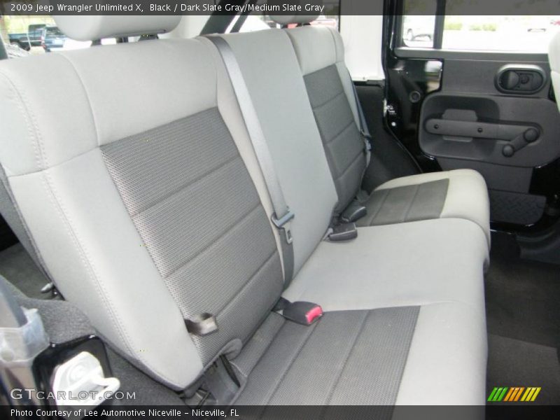 Black / Dark Slate Gray/Medium Slate Gray 2009 Jeep Wrangler Unlimited X