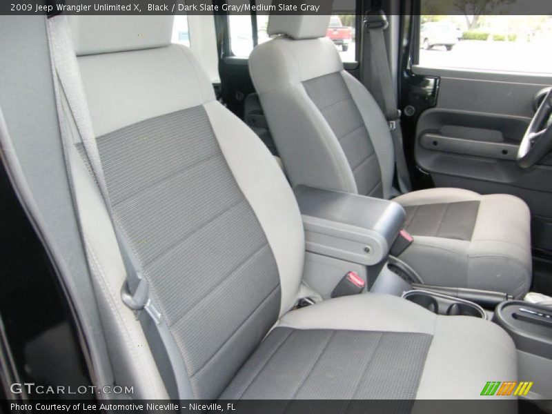 Black / Dark Slate Gray/Medium Slate Gray 2009 Jeep Wrangler Unlimited X