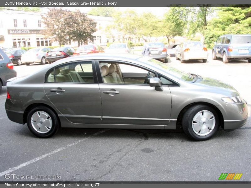 Galaxy Gray Metallic / Ivory 2008 Honda Civic Hybrid Sedan