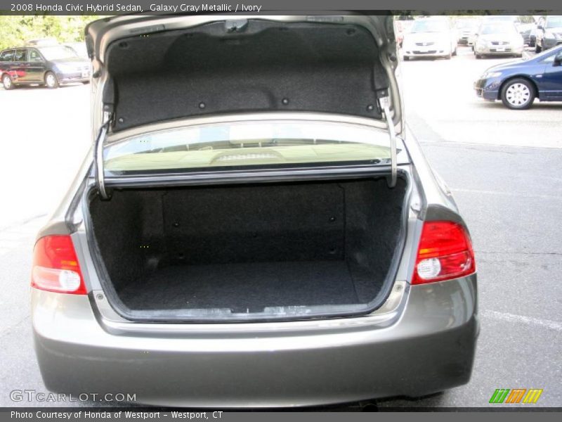 Galaxy Gray Metallic / Ivory 2008 Honda Civic Hybrid Sedan