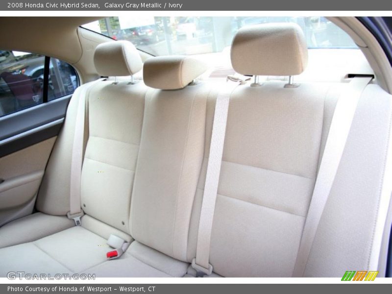 Galaxy Gray Metallic / Ivory 2008 Honda Civic Hybrid Sedan