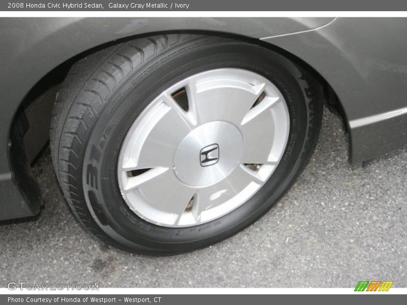Galaxy Gray Metallic / Ivory 2008 Honda Civic Hybrid Sedan