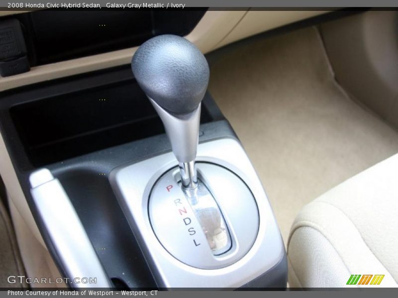 Galaxy Gray Metallic / Ivory 2008 Honda Civic Hybrid Sedan