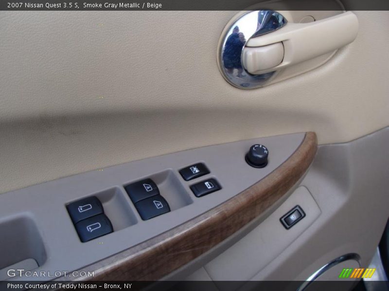 Smoke Gray Metallic / Beige 2007 Nissan Quest 3.5 S