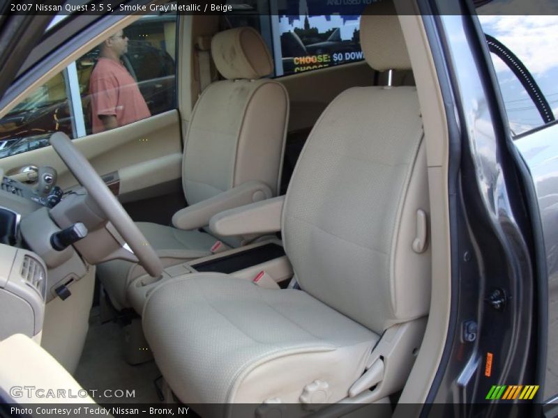Smoke Gray Metallic / Beige 2007 Nissan Quest 3.5 S