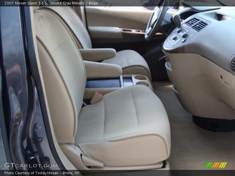 Smoke Gray Metallic / Beige 2007 Nissan Quest 3.5 S