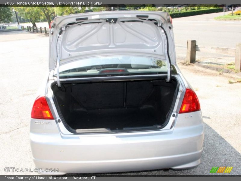 Satin Silver Metallic / Gray 2005 Honda Civic LX Sedan