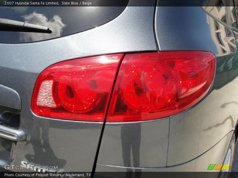 Slate Blue / Beige 2007 Hyundai Santa Fe Limited