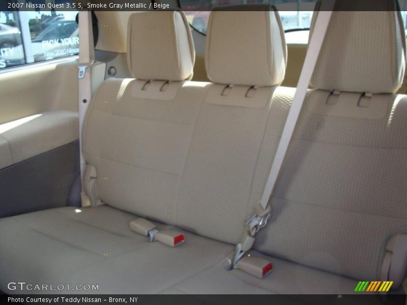 Smoke Gray Metallic / Beige 2007 Nissan Quest 3.5 S