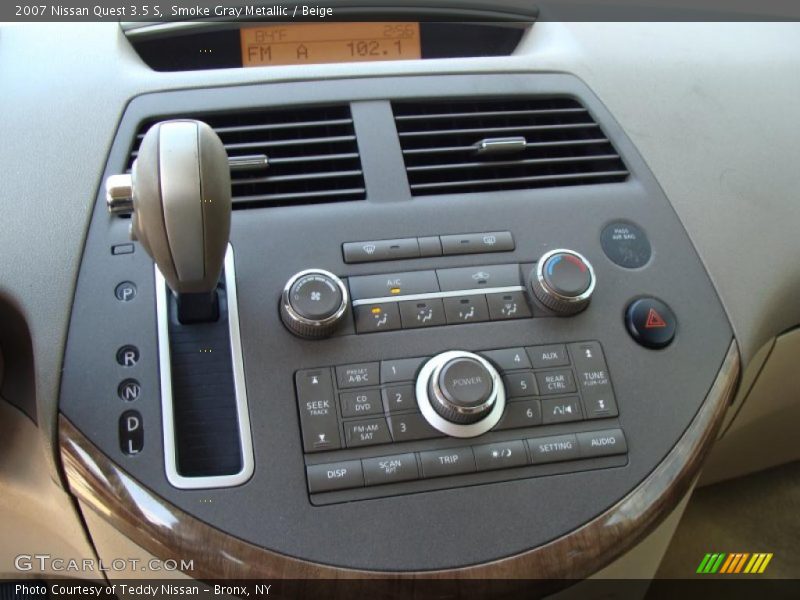 Smoke Gray Metallic / Beige 2007 Nissan Quest 3.5 S