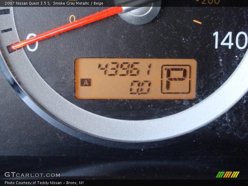 Smoke Gray Metallic / Beige 2007 Nissan Quest 3.5 S