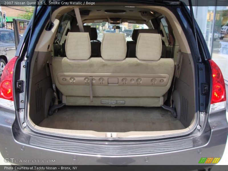 Smoke Gray Metallic / Beige 2007 Nissan Quest 3.5 S