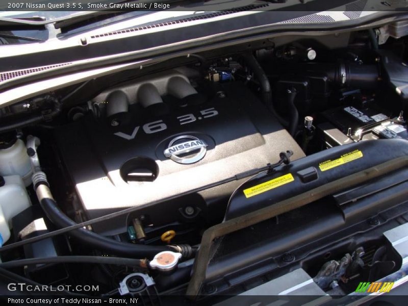 Smoke Gray Metallic / Beige 2007 Nissan Quest 3.5 S