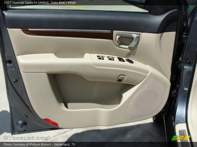 Slate Blue / Beige 2007 Hyundai Santa Fe Limited