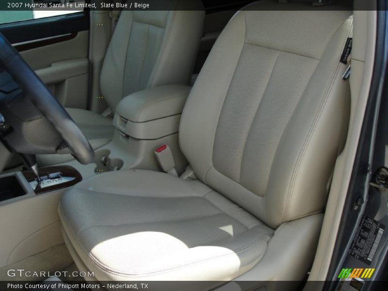 Slate Blue / Beige 2007 Hyundai Santa Fe Limited