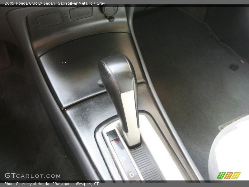 Satin Silver Metallic / Gray 2005 Honda Civic LX Sedan