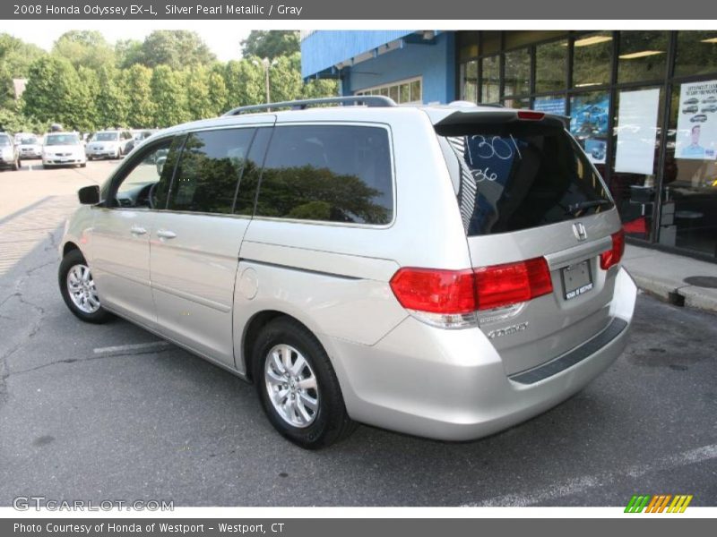Silver Pearl Metallic / Gray 2008 Honda Odyssey EX-L