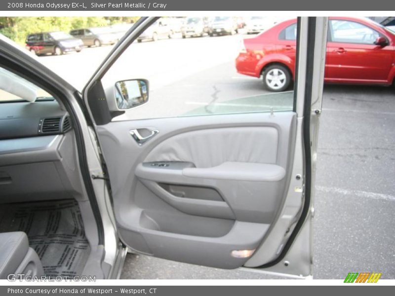 Silver Pearl Metallic / Gray 2008 Honda Odyssey EX-L