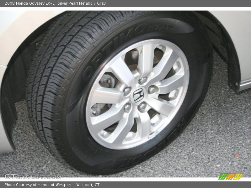 Silver Pearl Metallic / Gray 2008 Honda Odyssey EX-L