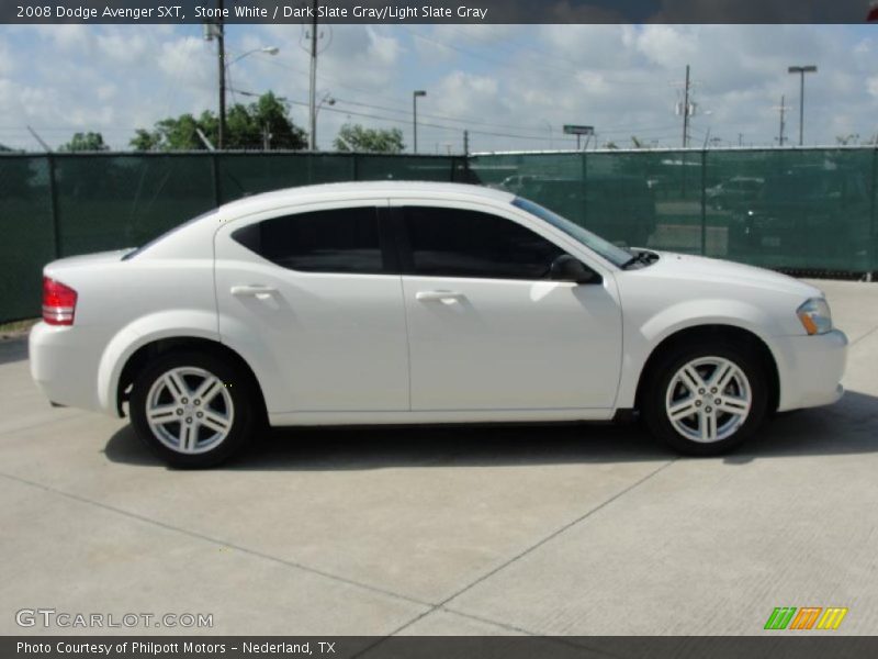 Stone White / Dark Slate Gray/Light Slate Gray 2008 Dodge Avenger SXT