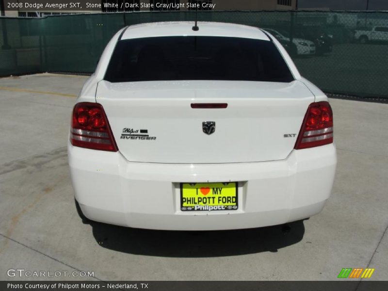 Stone White / Dark Slate Gray/Light Slate Gray 2008 Dodge Avenger SXT