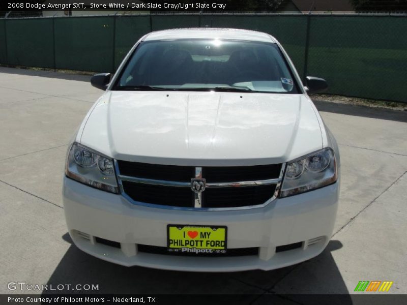 Stone White / Dark Slate Gray/Light Slate Gray 2008 Dodge Avenger SXT