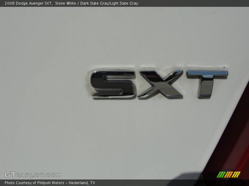 Stone White / Dark Slate Gray/Light Slate Gray 2008 Dodge Avenger SXT
