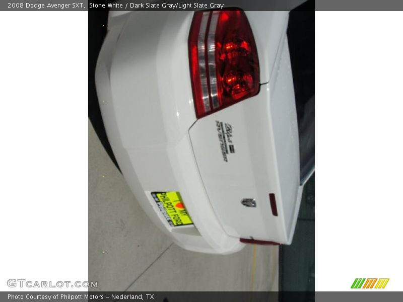 Stone White / Dark Slate Gray/Light Slate Gray 2008 Dodge Avenger SXT