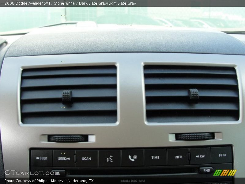 Stone White / Dark Slate Gray/Light Slate Gray 2008 Dodge Avenger SXT