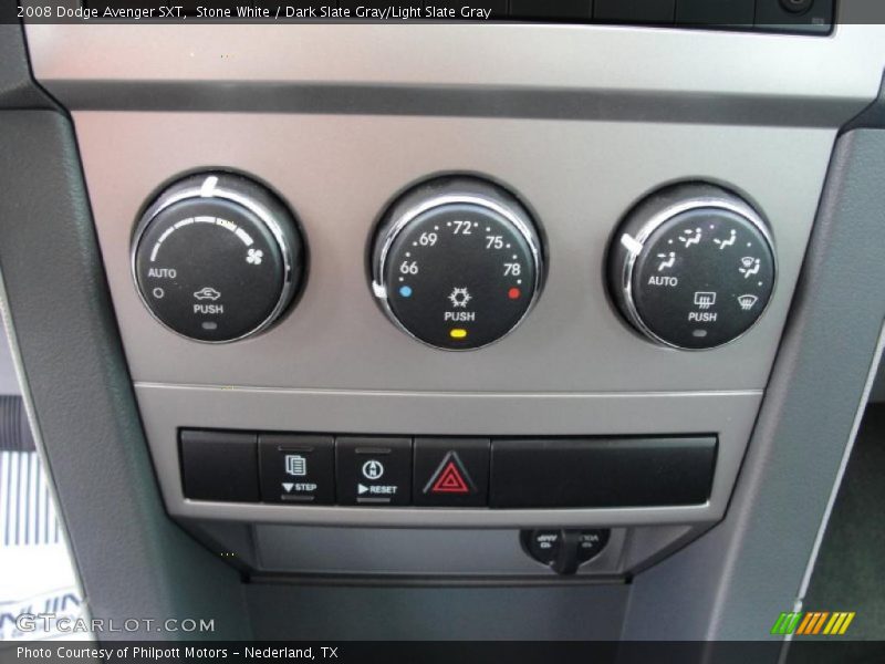 Stone White / Dark Slate Gray/Light Slate Gray 2008 Dodge Avenger SXT