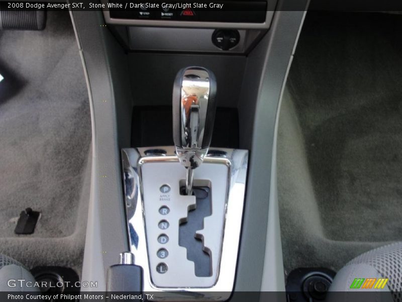 Stone White / Dark Slate Gray/Light Slate Gray 2008 Dodge Avenger SXT