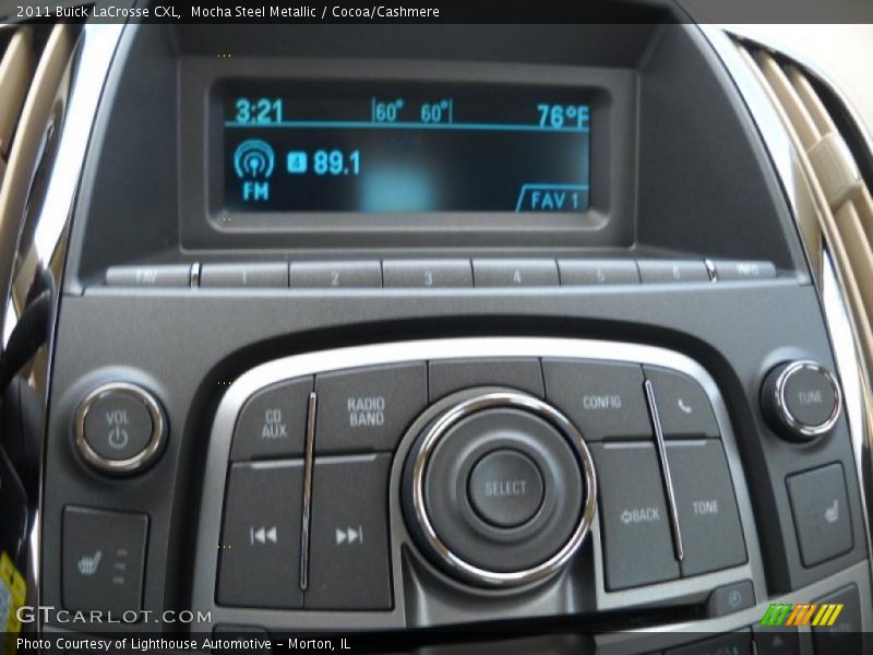 Mocha Steel Metallic / Cocoa/Cashmere 2011 Buick LaCrosse CXL