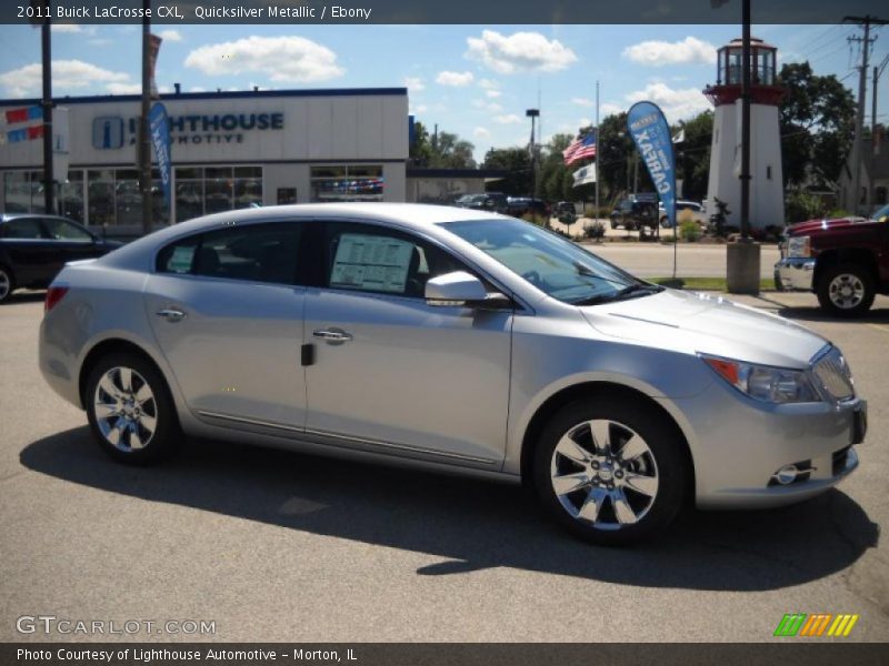 Quicksilver Metallic / Ebony 2011 Buick LaCrosse CXL