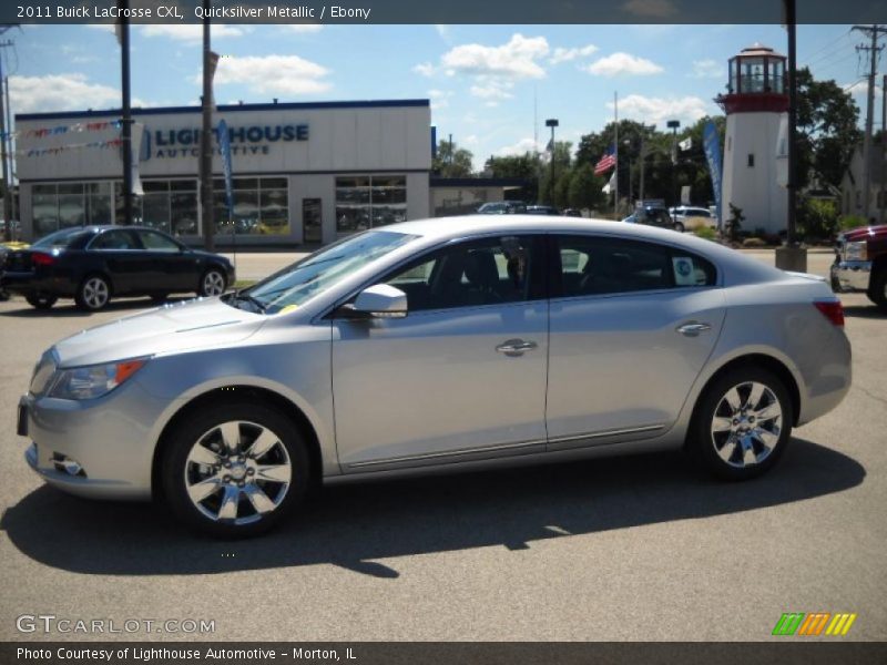 Quicksilver Metallic / Ebony 2011 Buick LaCrosse CXL