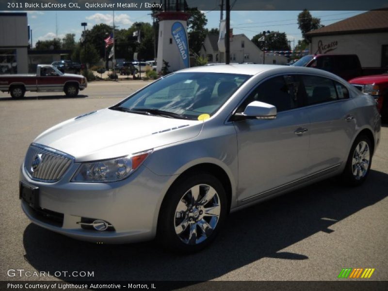 Quicksilver Metallic / Ebony 2011 Buick LaCrosse CXL