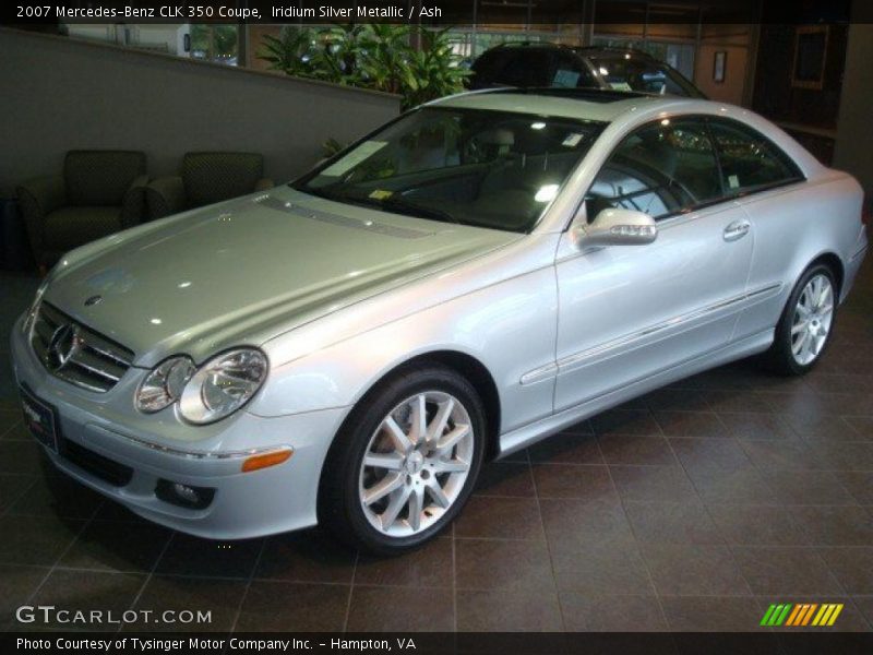 Iridium Silver Metallic / Ash 2007 Mercedes-Benz CLK 350 Coupe