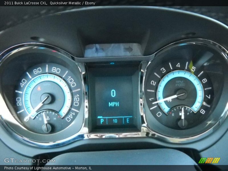 Quicksilver Metallic / Ebony 2011 Buick LaCrosse CXL