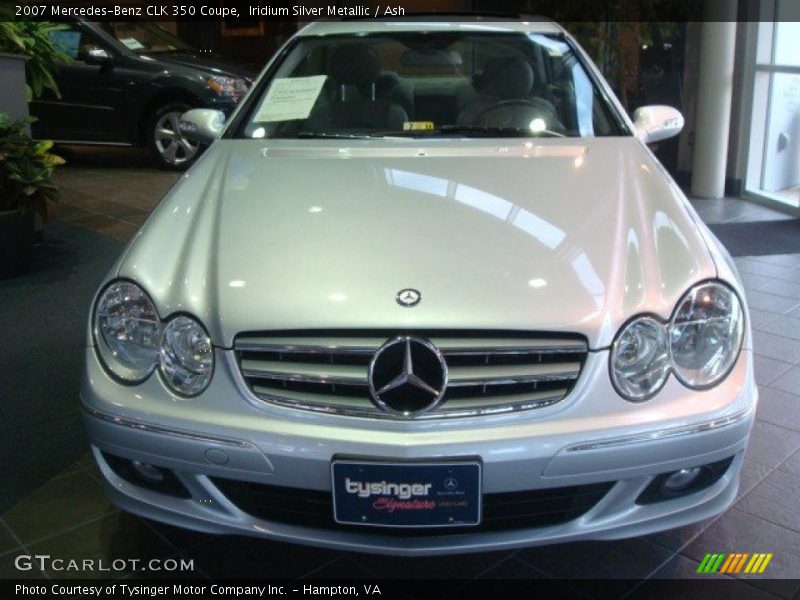 Iridium Silver Metallic / Ash 2007 Mercedes-Benz CLK 350 Coupe