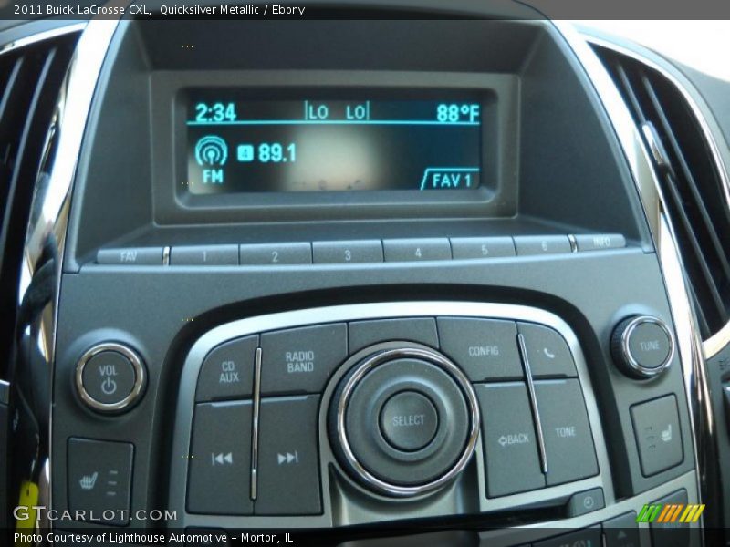 Quicksilver Metallic / Ebony 2011 Buick LaCrosse CXL