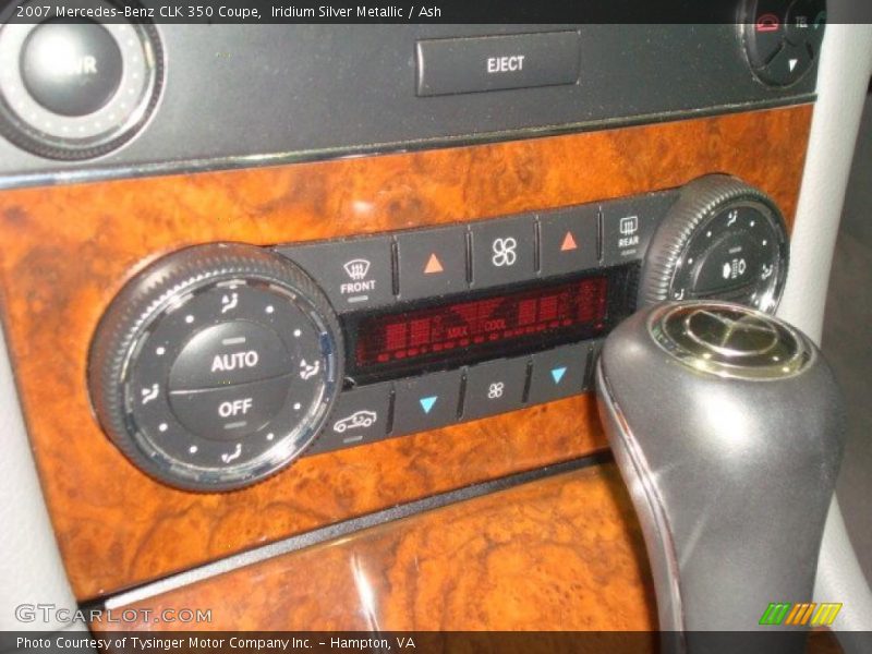 Iridium Silver Metallic / Ash 2007 Mercedes-Benz CLK 350 Coupe