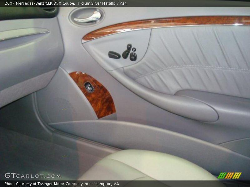 Iridium Silver Metallic / Ash 2007 Mercedes-Benz CLK 350 Coupe