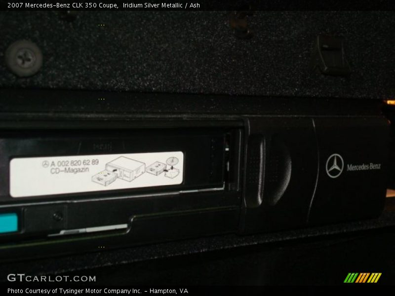 Iridium Silver Metallic / Ash 2007 Mercedes-Benz CLK 350 Coupe