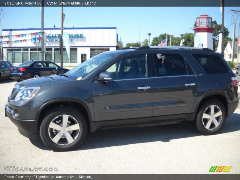 Cyber Gray Metallic / Ebony 2011 GMC Acadia SLT