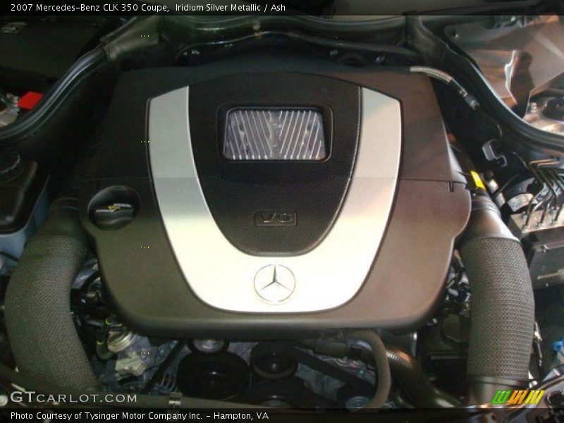 Iridium Silver Metallic / Ash 2007 Mercedes-Benz CLK 350 Coupe