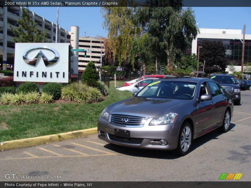 Platinum Graphite / Graphite 2008 Infiniti M 35x AWD Sedan