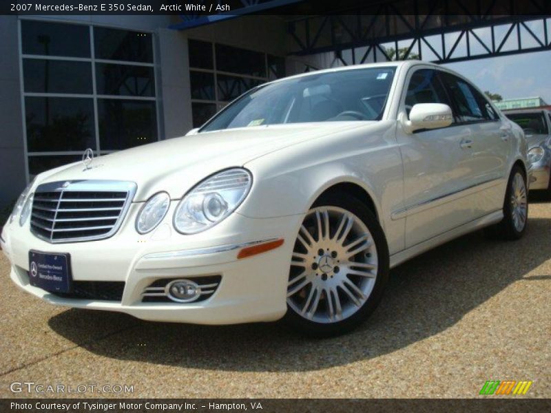 Arctic White / Ash 2007 Mercedes-Benz E 350 Sedan