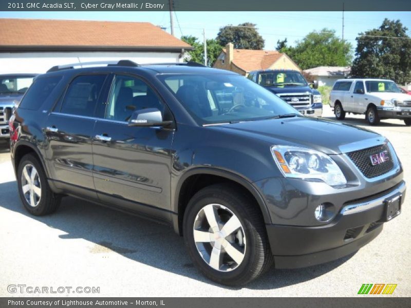 Cyber Gray Metallic / Ebony 2011 GMC Acadia SLT