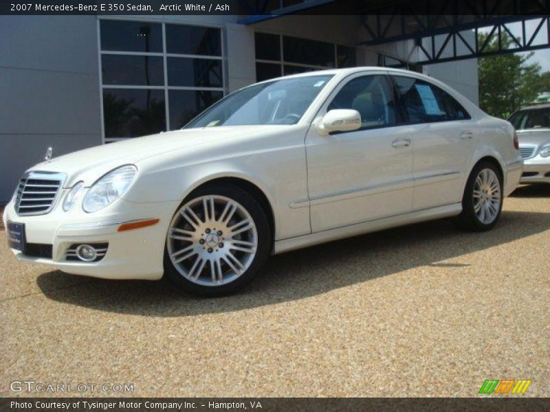 Arctic White / Ash 2007 Mercedes-Benz E 350 Sedan