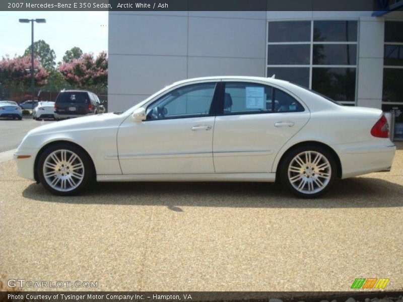 Arctic White / Ash 2007 Mercedes-Benz E 350 Sedan