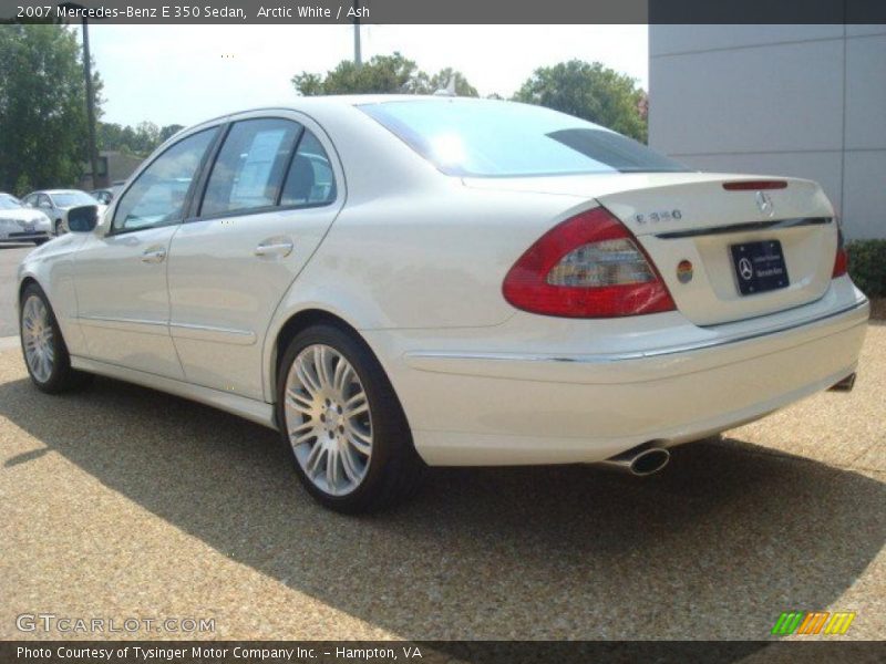 Arctic White / Ash 2007 Mercedes-Benz E 350 Sedan